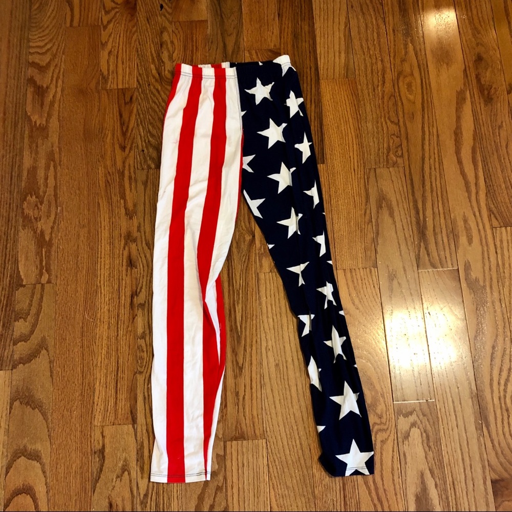 American flag leggings